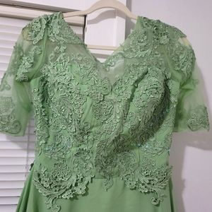 U NIAX,, Wedding Dress, Green, Sequin